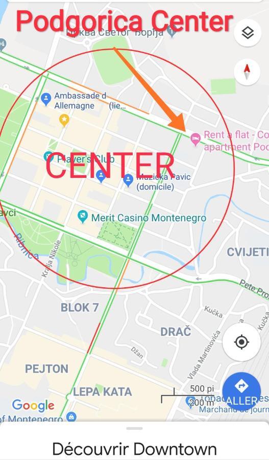 Podgorica Center Daire Dış mekan fotoğraf